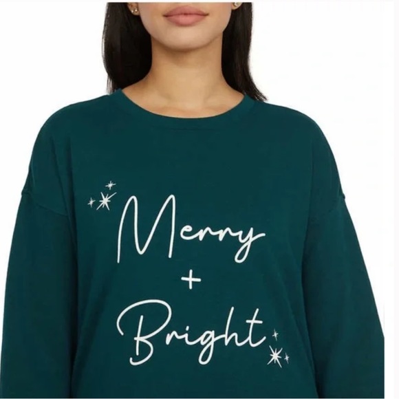 NWT Ellen Tracy Ladies' Holiday Sweatshirt - Picture 3 of 4